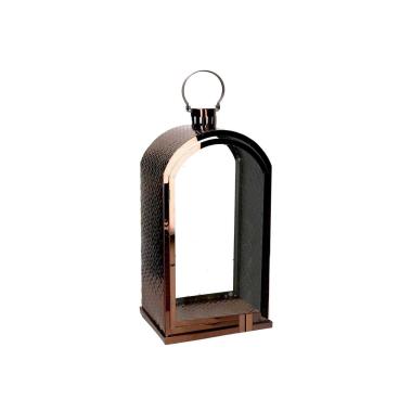 Lanterna cm.25x20xh56 Rame |Vacchetti
