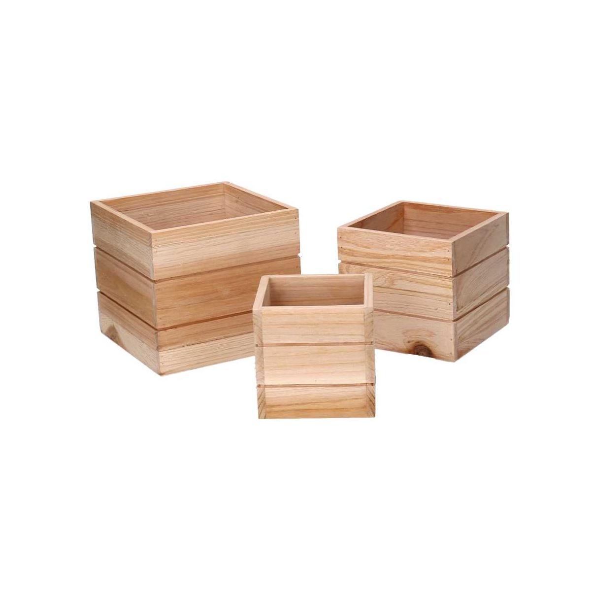 Cassetta Legno cm.12,5x12,5xh12 | Vacchetti