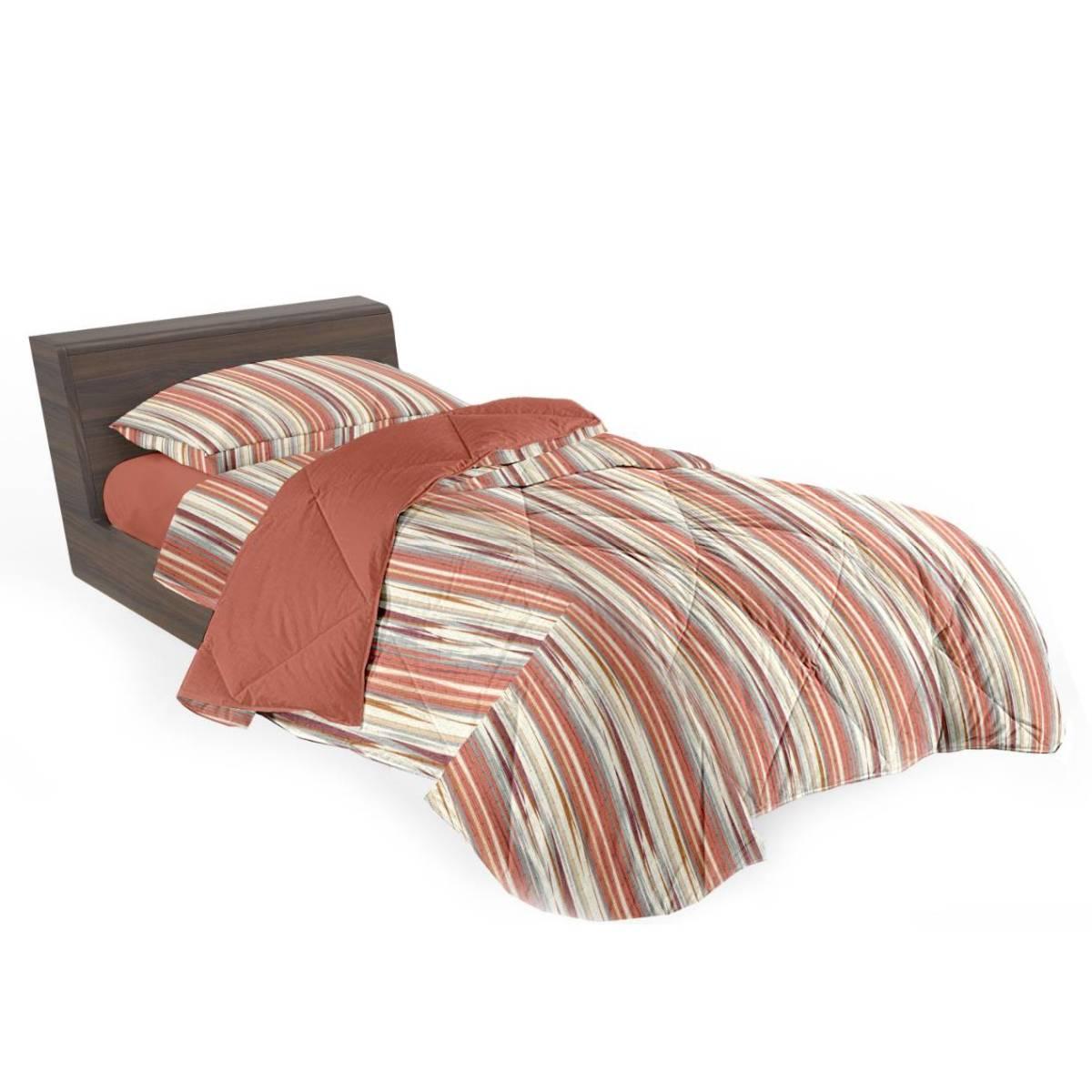 Lenzuola Singole 1 Piazza Riviera Arancio Rattan Set pz.3 | Vacchetti