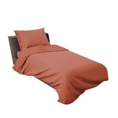 Lenzuola Singole 1 Piazza Arancione Ginger Set pz.3 | Vacchetti