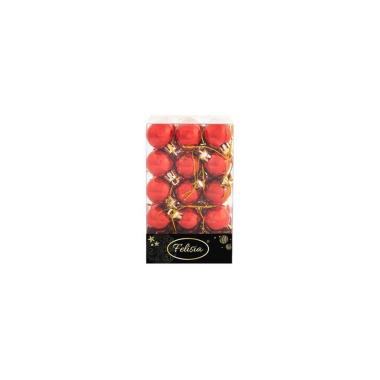 Pallina Natale cm.Ø3 Rosse Set pz.30 |Cometa Collections