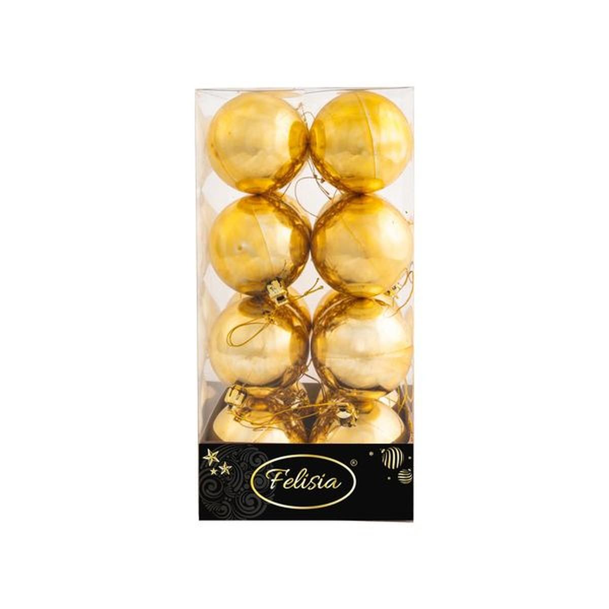 Pallina Natale cm.Ø6 Oro Set pz.16 |Cometa Collections