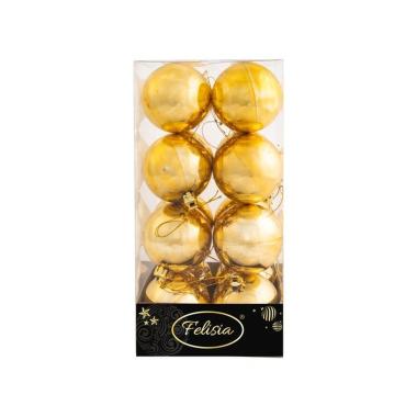 Pallina Natale cm.Ø6 Oro Set pz.16 |Cometa Collections