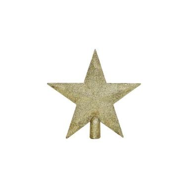 Puntale Albero Natale cm.20 Stella Oro Glitter |Cometa Collections