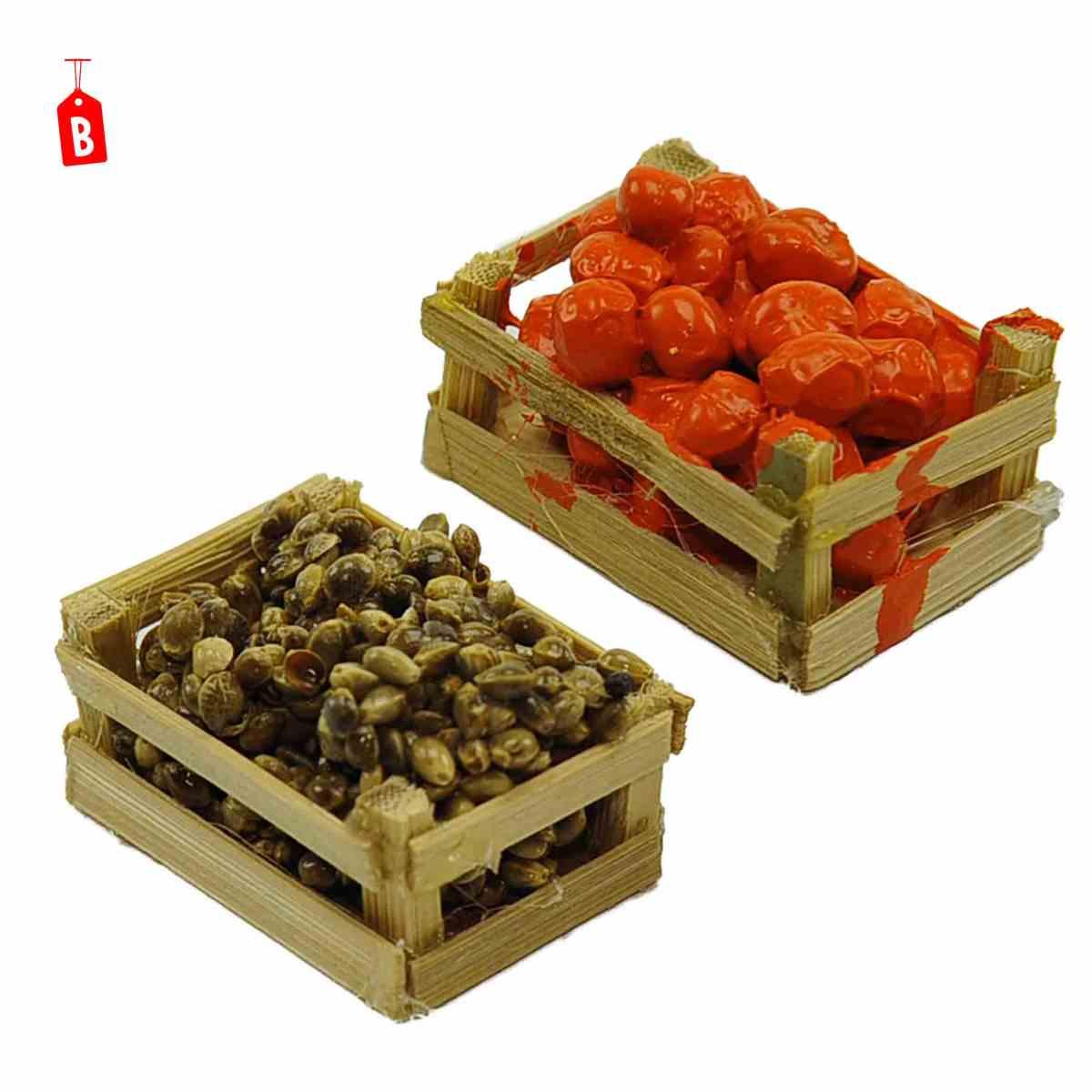 Cesta Alimenti Pesci cm.4x3xH2,5 | Rossi Rosa