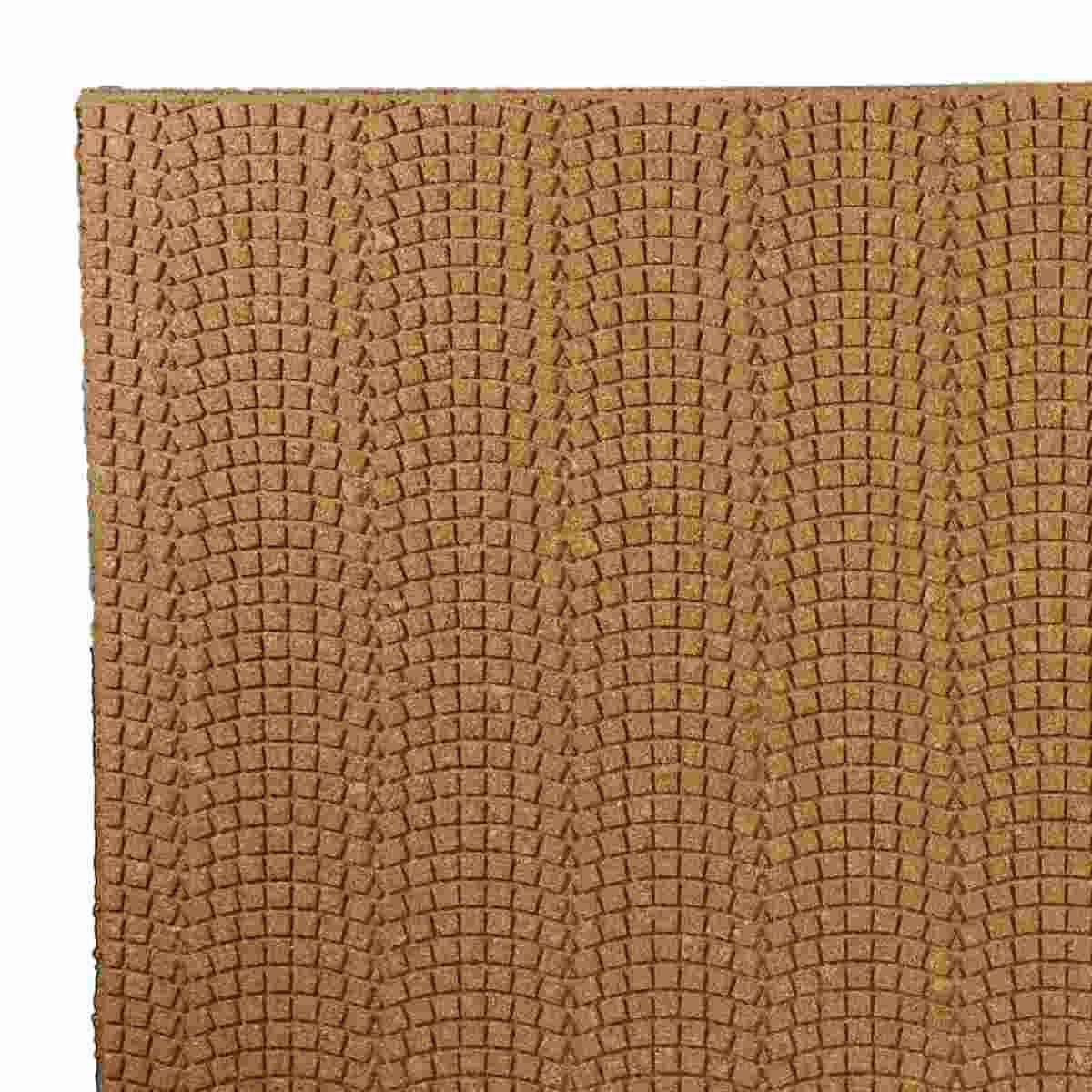 Pannello Sughero Pavimento Sanpietrini cm.33x25x1 | Rossi Rosa