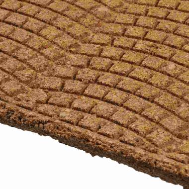 Pannello Sughero Pavimento Sanpietrini cm.33x25x1 | Rossi Rosa