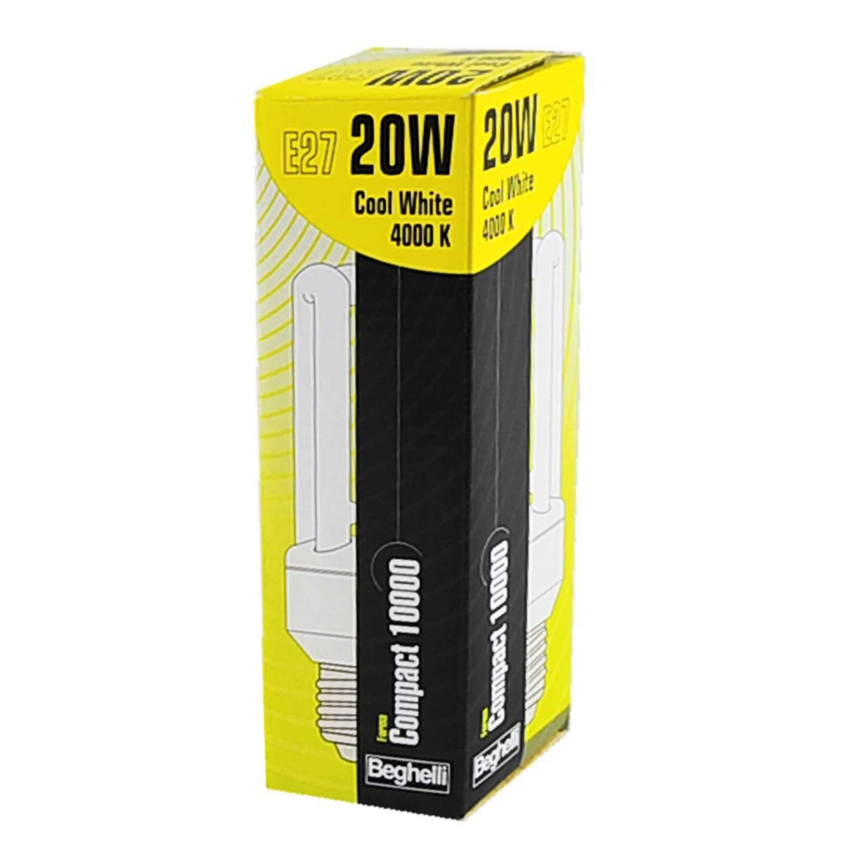 Lampadina E27 Beghelli Compact 20W 4000k | Beghelli