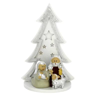 Natività cm.8,5 Stilizzata Bagutta con Albero |Bagutta