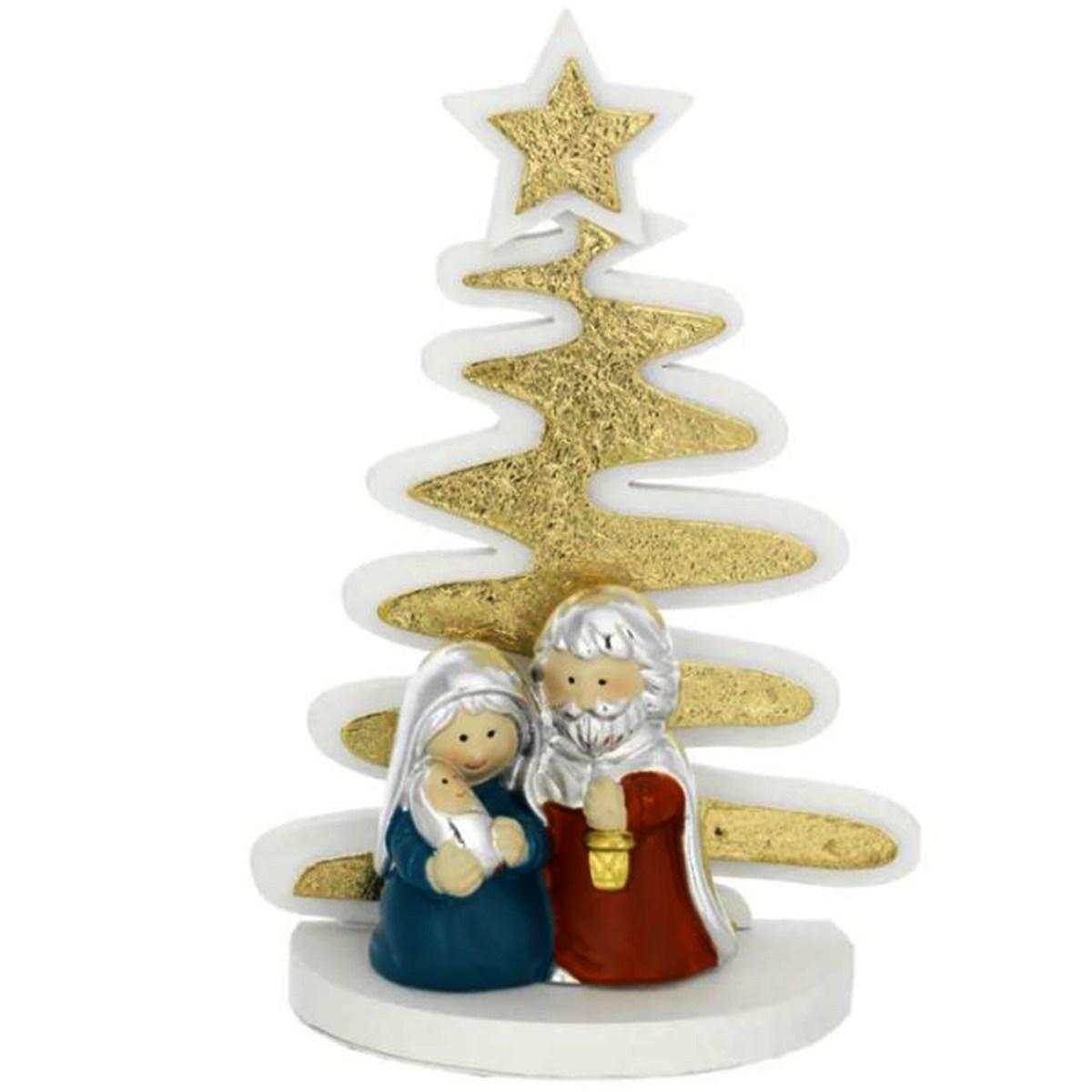 Natività cm.8,5 Stilizzata Bagutta con Albero |Bagutta