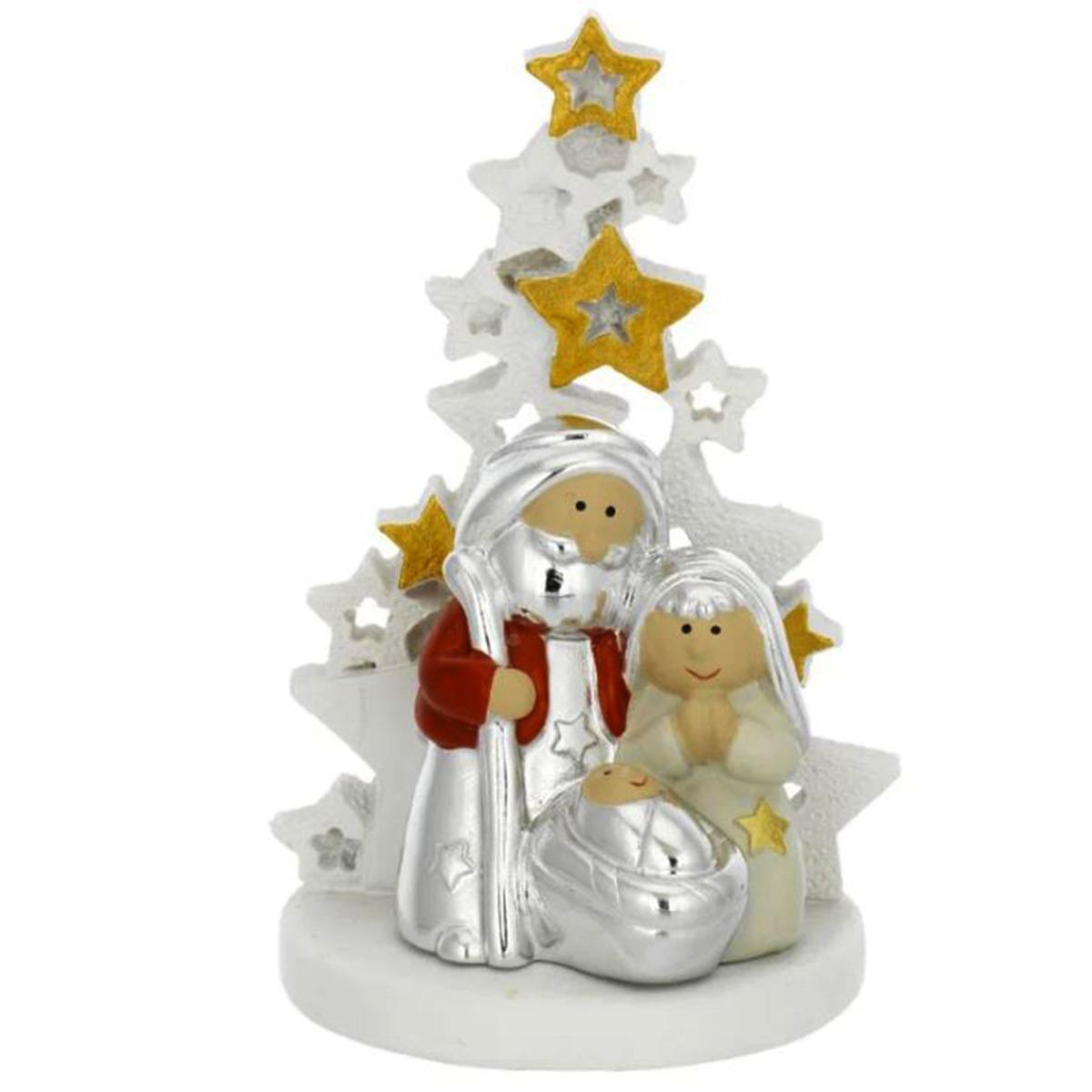 Natività cm.8,5 Stilizzata Bagutta con Albero |Bagutta