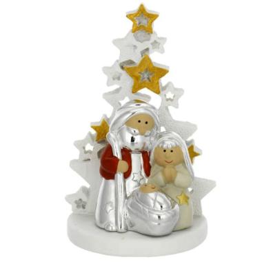 Natività cm.8,5 Stilizzata Bagutta con Albero |Bagutta