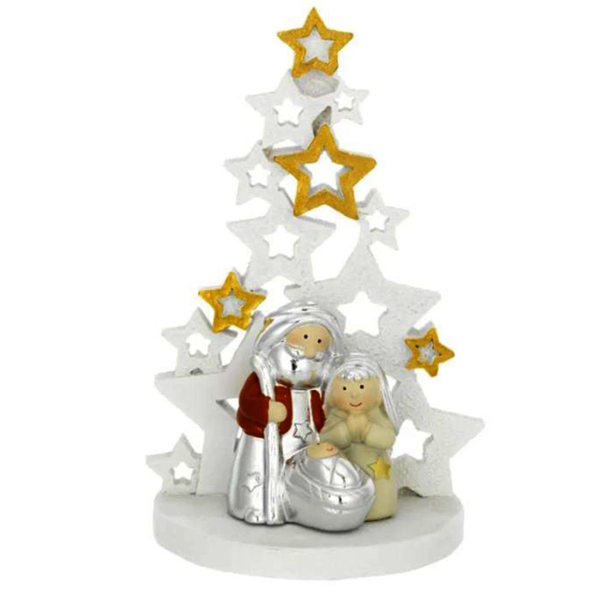 Natività cm.8,5 Stilizzata Bagutta con Albero |Bagutta