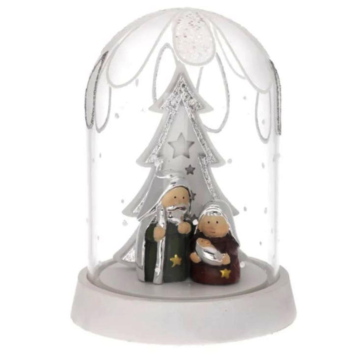 Natività cm.11,5 Stilizzata Bagutta con Cupola Vetro |Bagutta