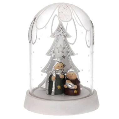 Natività cm.11,5 Stilizzata Bagutta con Cupola Vetro |Bagutta