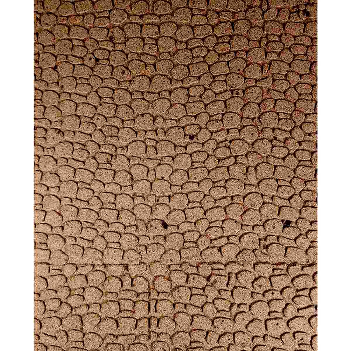 Pannello Sughero Pavimento Mosaico Tondo 100x50x1 | Rossi Rosa