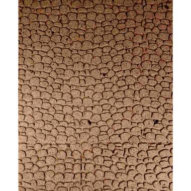 Pannello Sughero Pavimento Mosaico Tondo 100x50x1 | Rossi Rosa