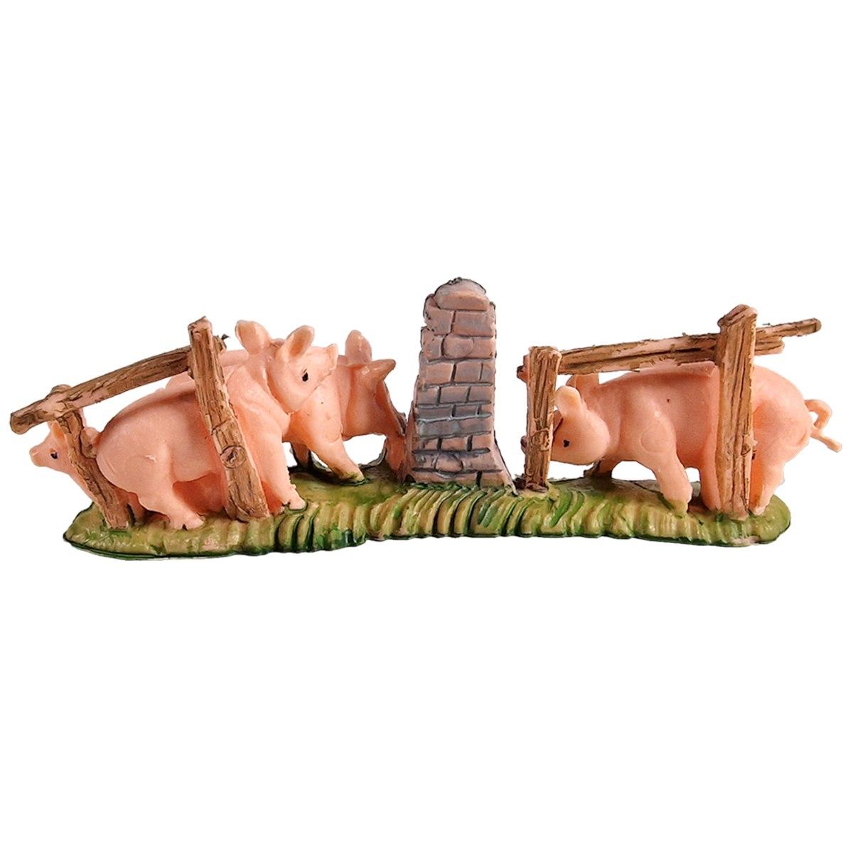 Animali Maiali da cm.3,5 a 5 Set pz.6 | Euromarchi
