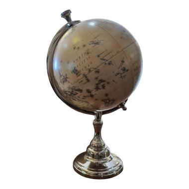 Mappamondo girevole stand metallo