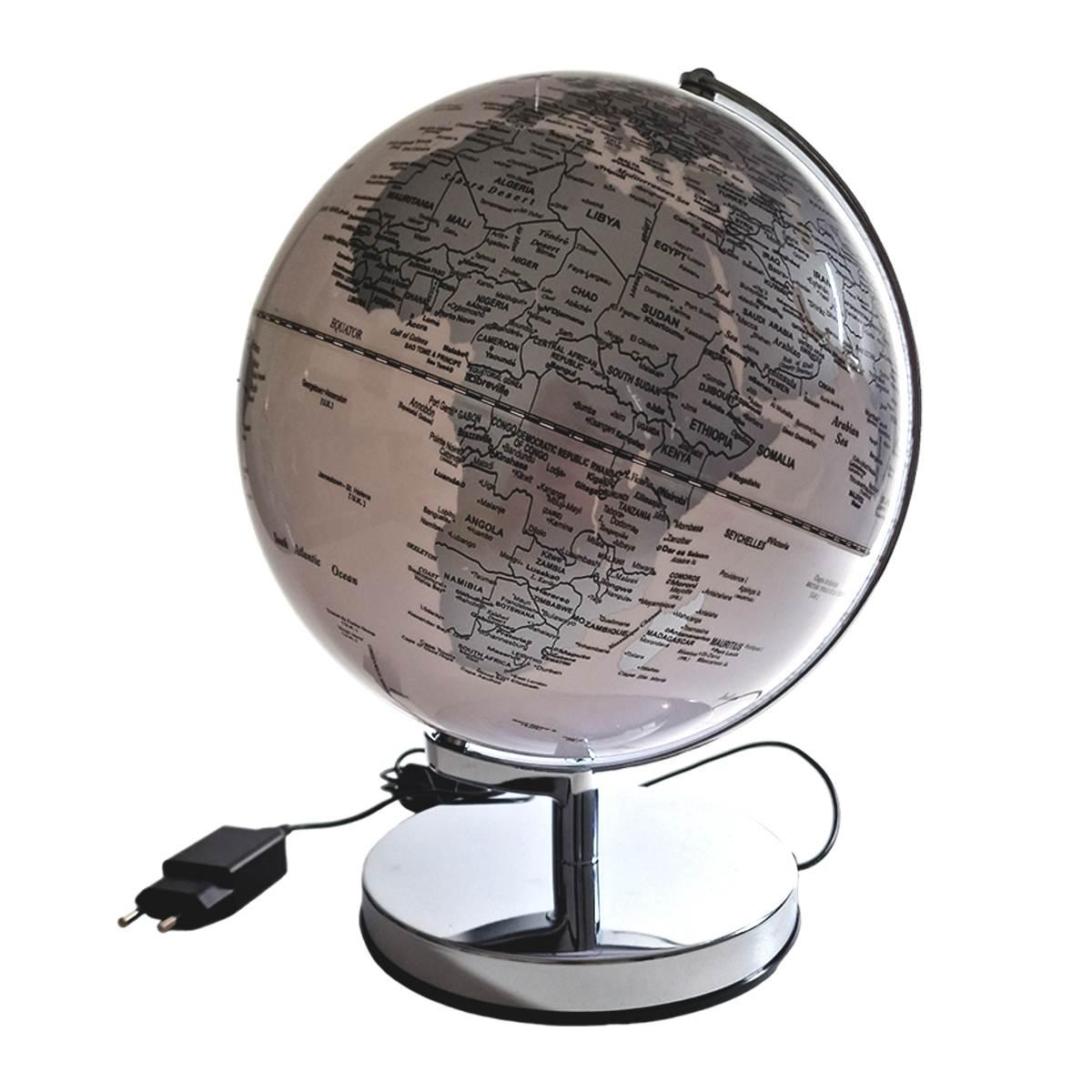 Mappamondo con Stand e Luce cm.Ø25x32 | Mascagni