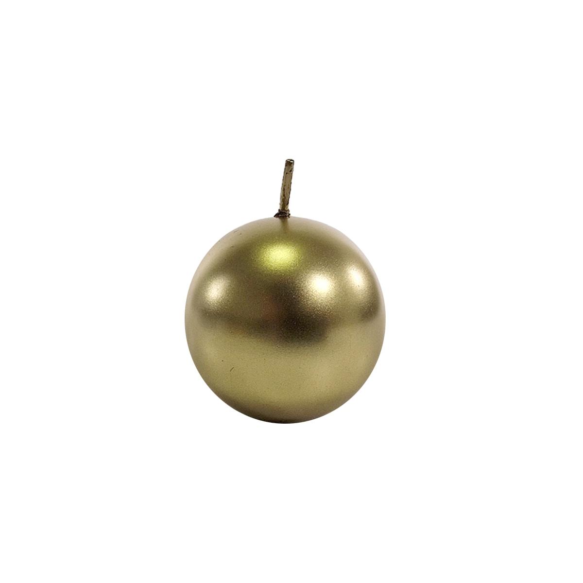 Candela cm.Ø6 Sfera Oro |Bizzotto