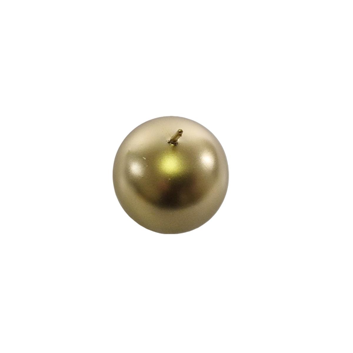 Candela cm.Ø6 Sfera Oro |Bizzotto