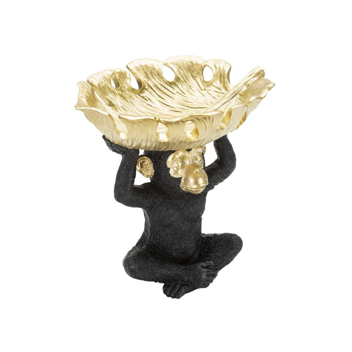 Scultura Scimmia Svuota Tasche cm.25,2x21x24