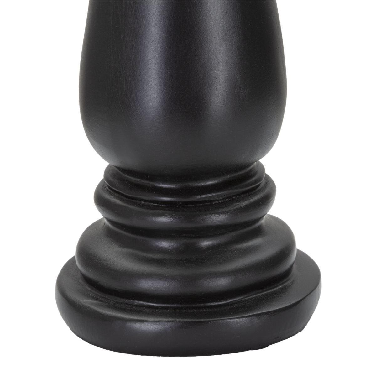 Scultura Alfiere Nero E Oro cm.Ø12,5x38,5