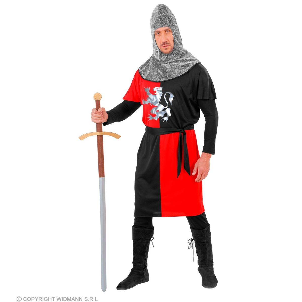 Costume Crociato Cavaliere Rosso |Widmann