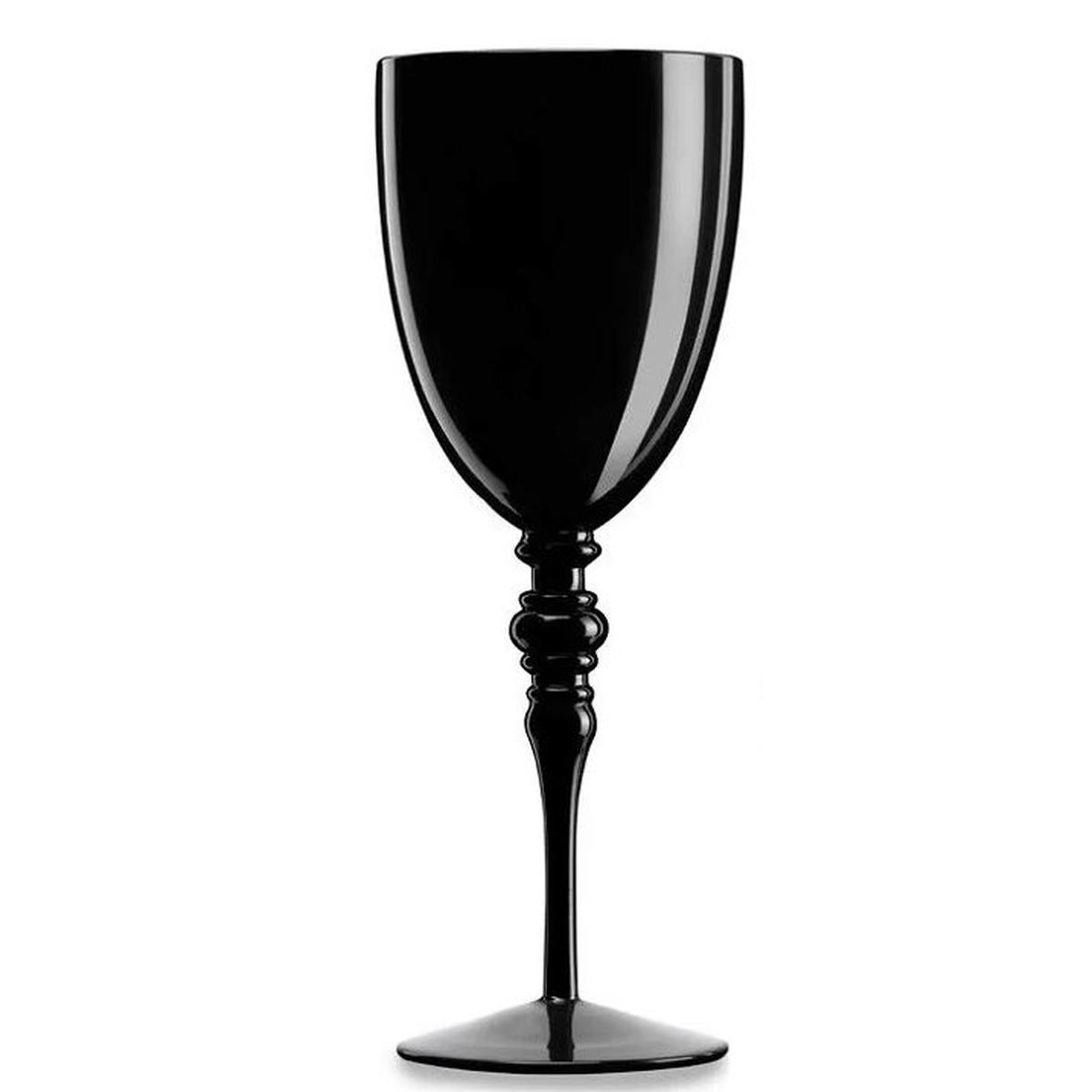 Bicchiere Vetro Singolo Calice Blake Nero ml.400 | Fade