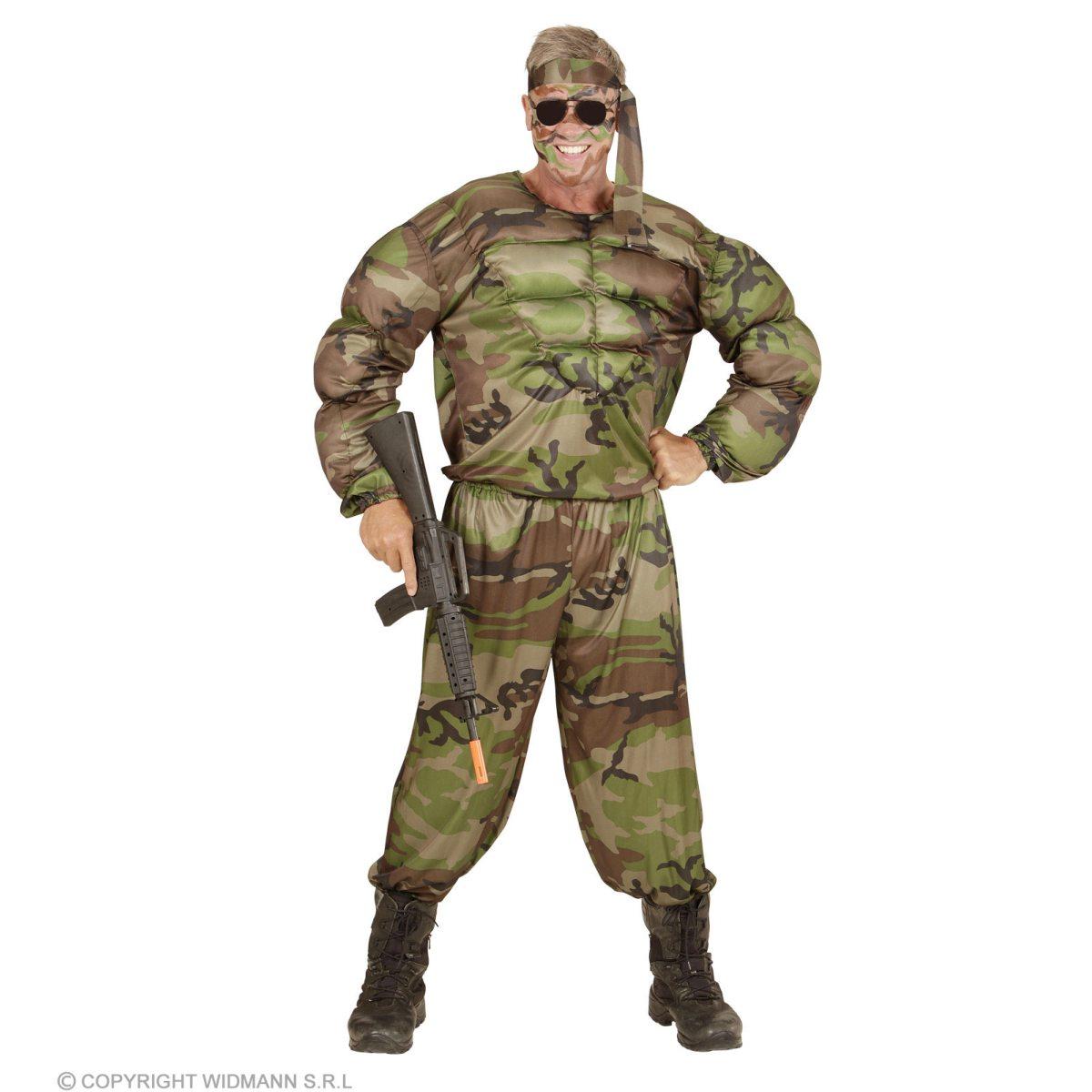 Costume Soldato Muscoloso |Widmann