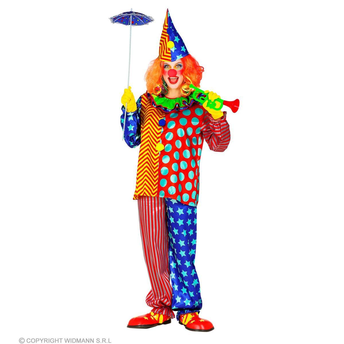 Costume Clown con Cappello Unisex |M2 Store
