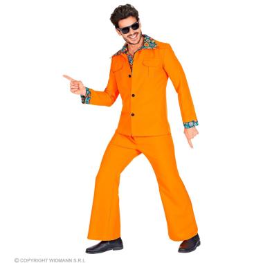 Costume Completo Party Disco Arancione |Widmann