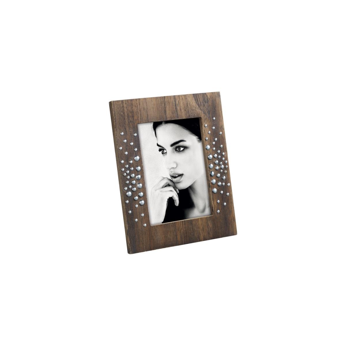Cornice Legno cm.13x18 con Borchie | Mascagni