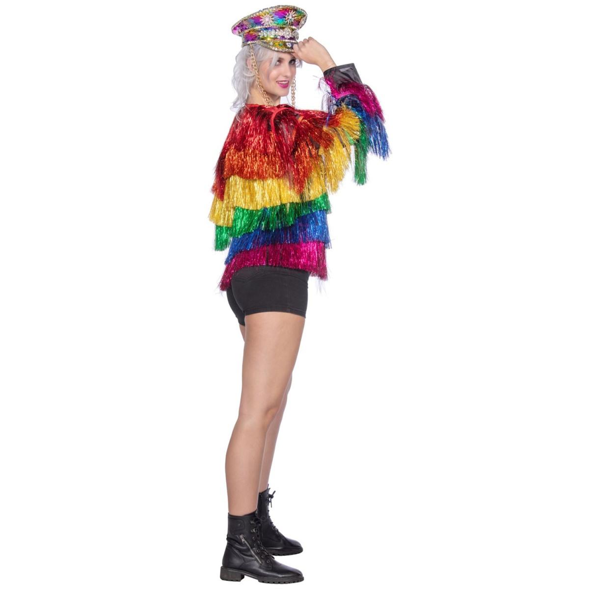 Giacca Festival Multicolor con Frange |Wilbers
