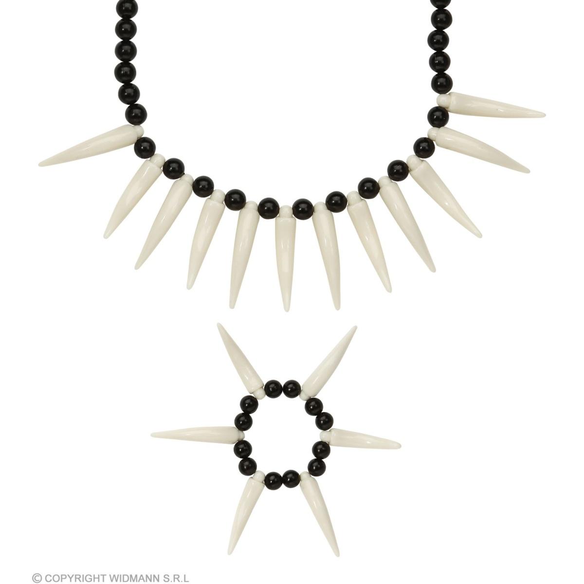 Collana E Bracciale Primitivo Con Ossa |Widmann