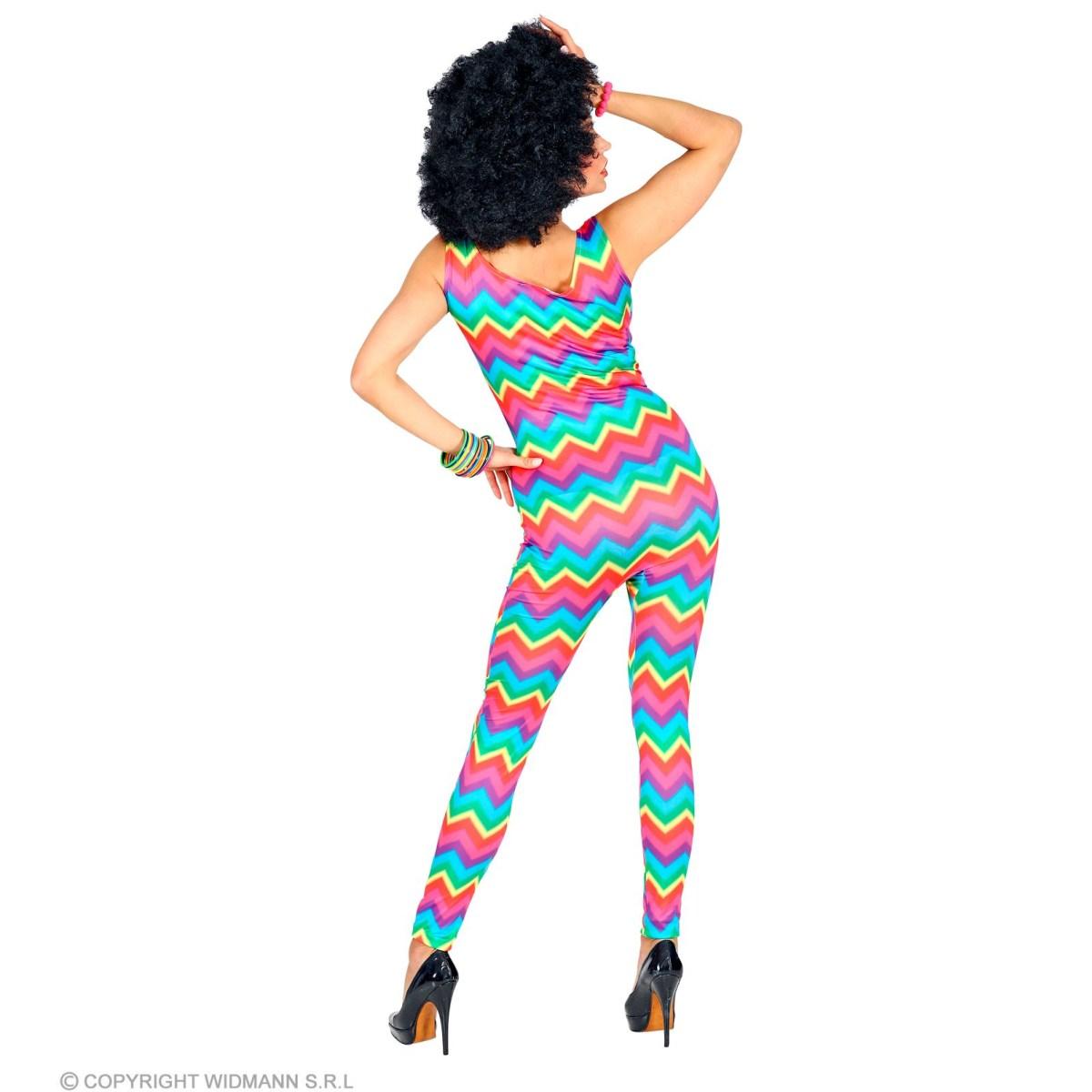 Costume Tuta Anni '70/'80 Multicolor |Widmann