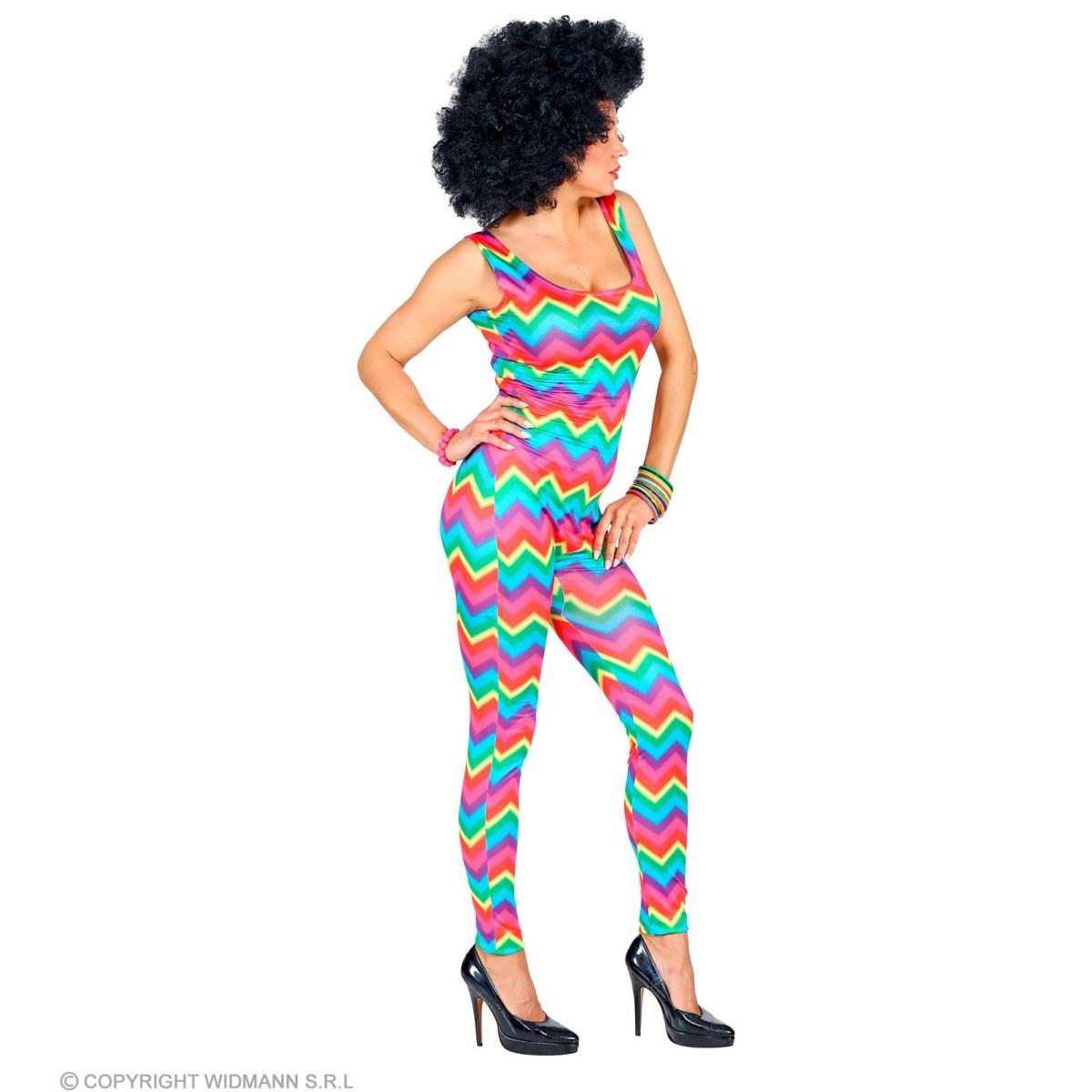Costume Tuta Anni '70/'80 Multicolor |Widmann