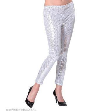 Leggins Argento Con Paillettes |Widmann