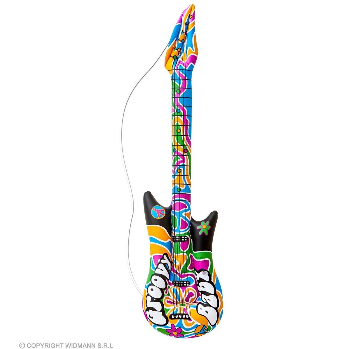 Chitarra gonfiabile multicolor 105 cm