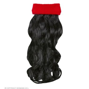 Fascia Testa Rossa Con Capelli Neri |Widmann