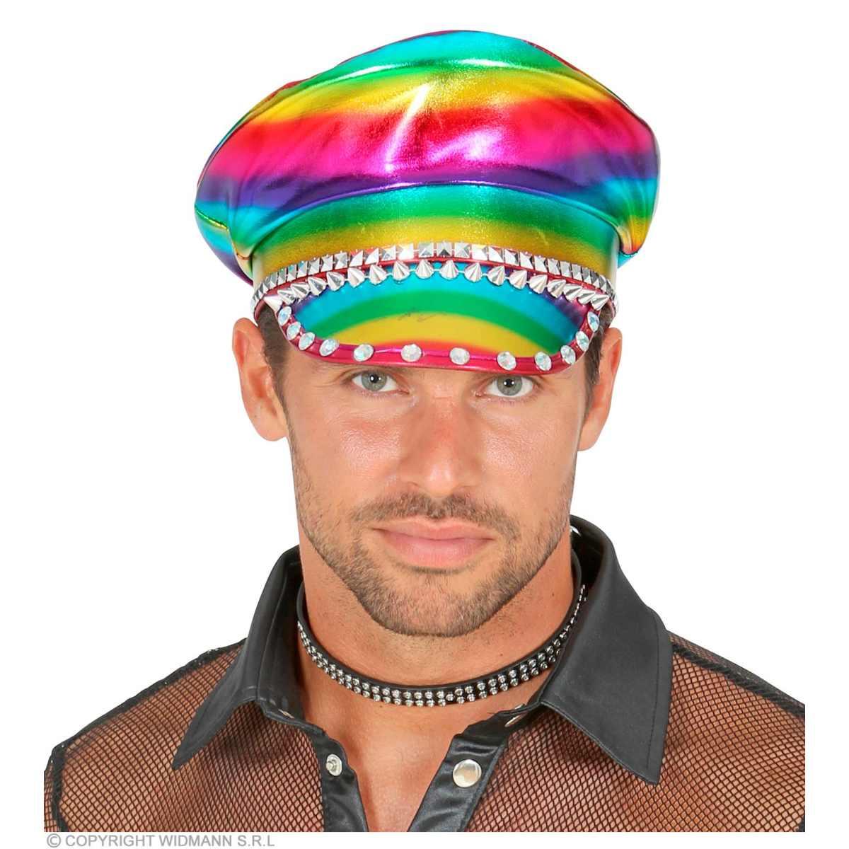 Cappello Multicolor Con Visiera E Borchie |Widmann