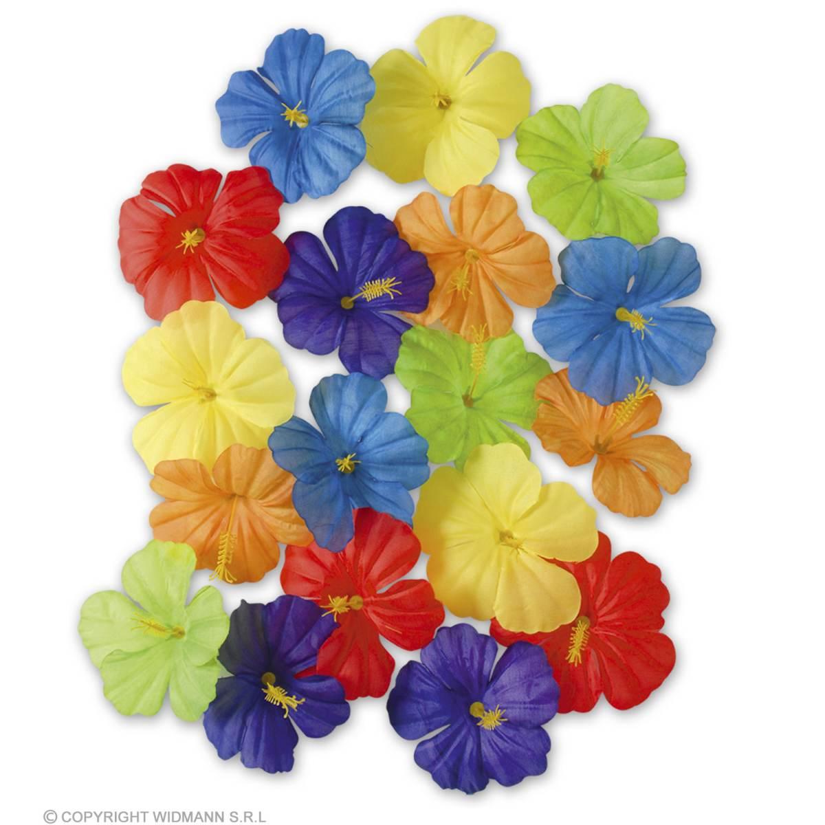Fiori decorativi ibisco 18 pz