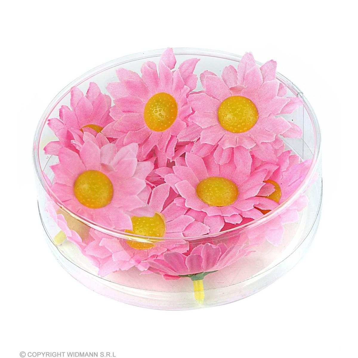 Fiori decorativi rosa 20 pz