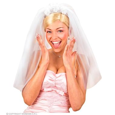 Copricapo Velo Bianco Da Sposa |Widmann