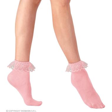 Calzini Rosa Con Pizzo |Widmann