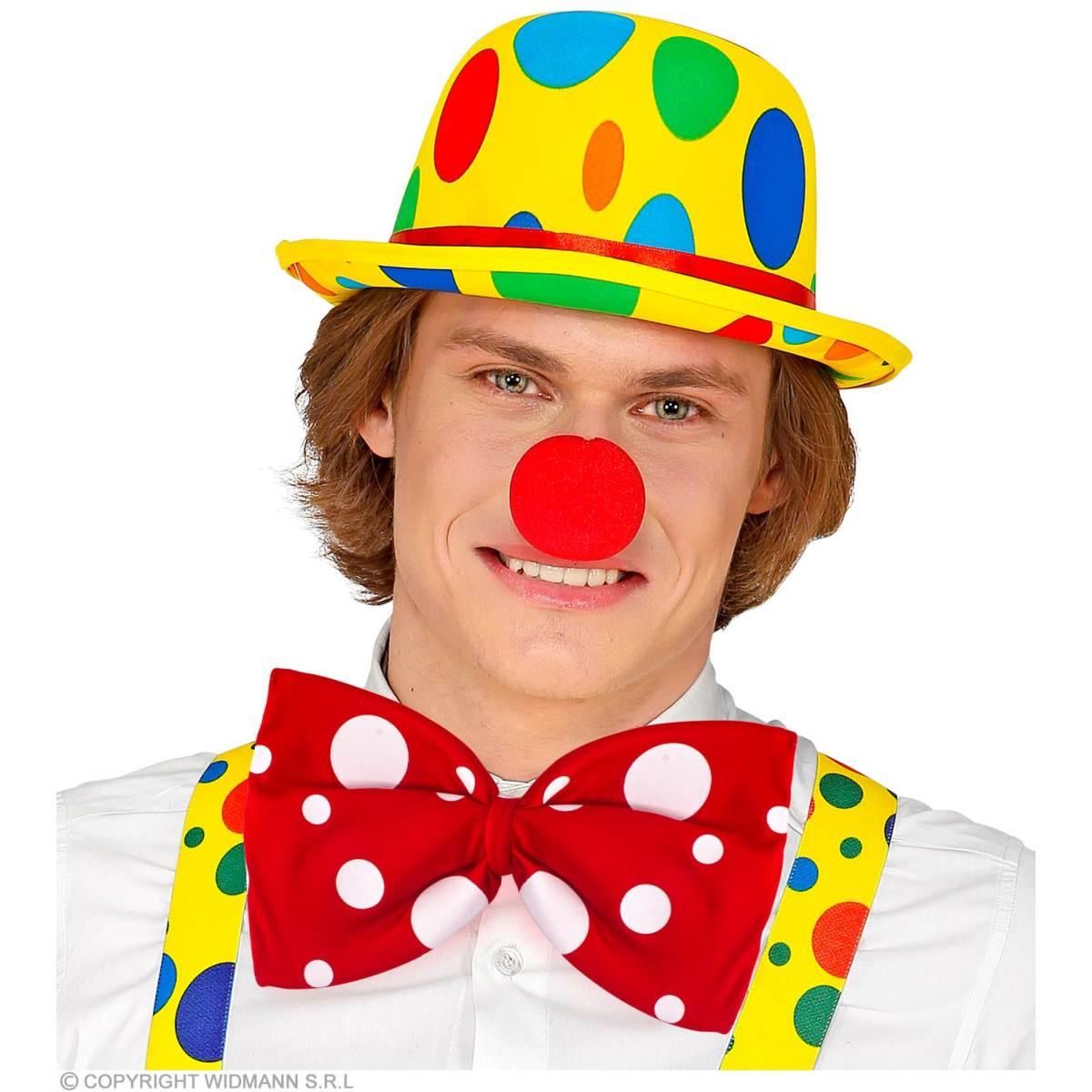 Papillon Clown Rosso A Pois Bianchi |Carnival Toys