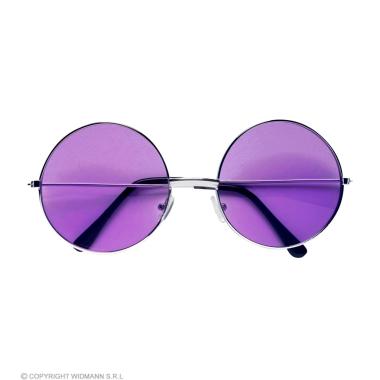 Occhiali Tondi Con Lenti Viola |Widmann