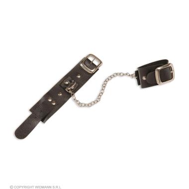 Manette Similpelle Polsi E Caviglie Con Borchie |Widmann