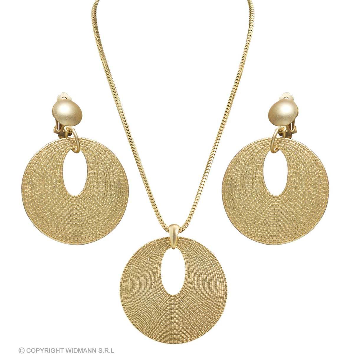 Collana Metallo Oro Con Orecchini |Widmann